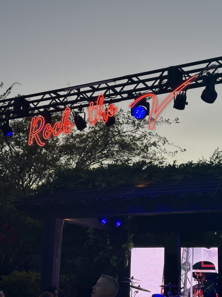 Rock the V at The Estate Yountville. Lisa Adams Walter photo