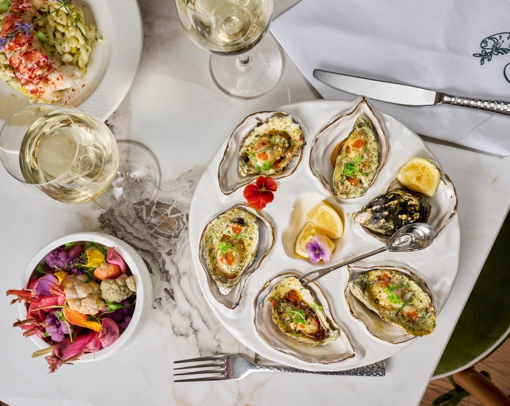 Clementine's wood grilled Tomales Bay oysters. Joseph Weaver photo