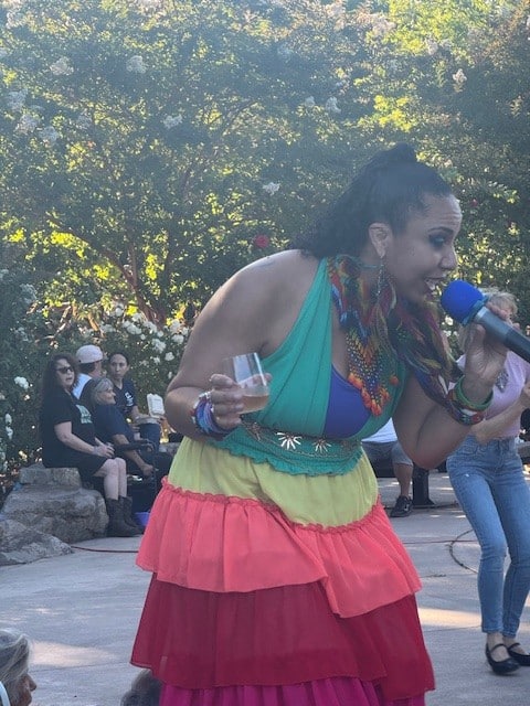 Ariel Marin and her band closed out the Yountville Summer Concert Series. Iren Aslanian Jenny photo