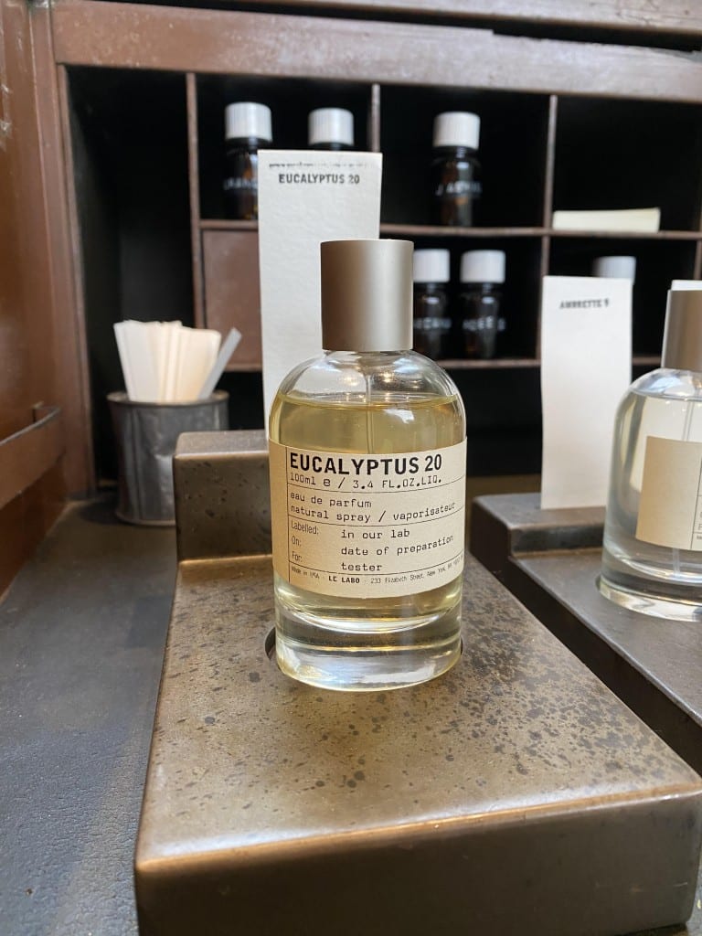 Eucalyptus 20, La Labo's newest fragrance was included in the launch party swag bag. Ivy Zellmer photo