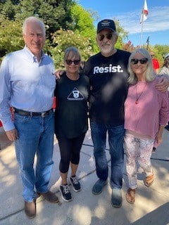 Rep. Mike Thompson, Pam Williams, John Dorenbecher, Sherry Breitigam. Anna Chouteau photo