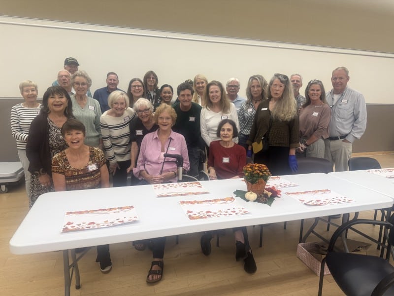 Volunteers at "Lunch with a Vet" at Yountville's Veterans Home on Oct. 2, 2025. Submitted photo