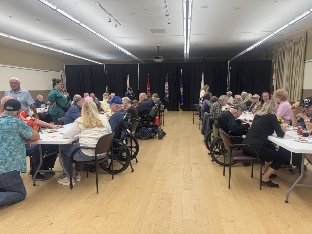 "Lunch with a Vet" at Yountville's Veterans Home on Oct. 2, 2025. Iren Aslanian Jenny photo