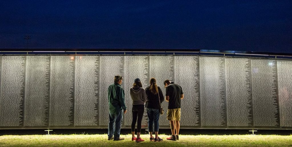 The Wall that Heals, a 375-foot replica of the Vietnam Veterans Memorial, is coming to American Canyon. Vietnam Veterans Memorial Fund photo