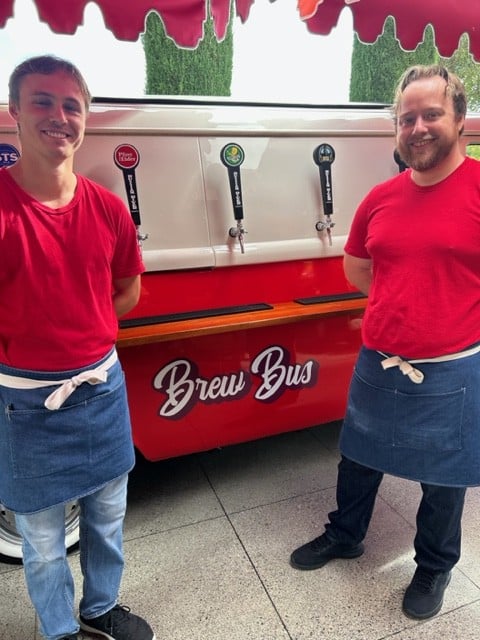 Thomas Keller's Burgers and Half Bottles Brew Bus. Jim McDonald photo