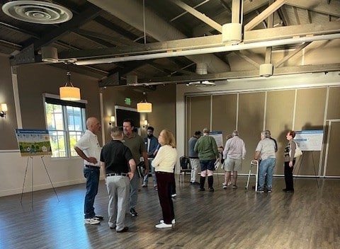 Yountville residents attended PG&E’s outage related open house at the Community Center on Wednesday, Oct. 29 Kimberly Cook photo