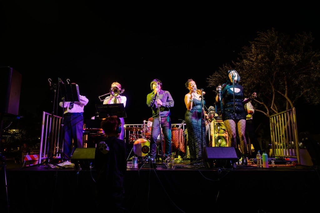 Steady Eddy and the Shakers rocked the inaugural Yountville Halloween Block Party. Amy Little Photography photo