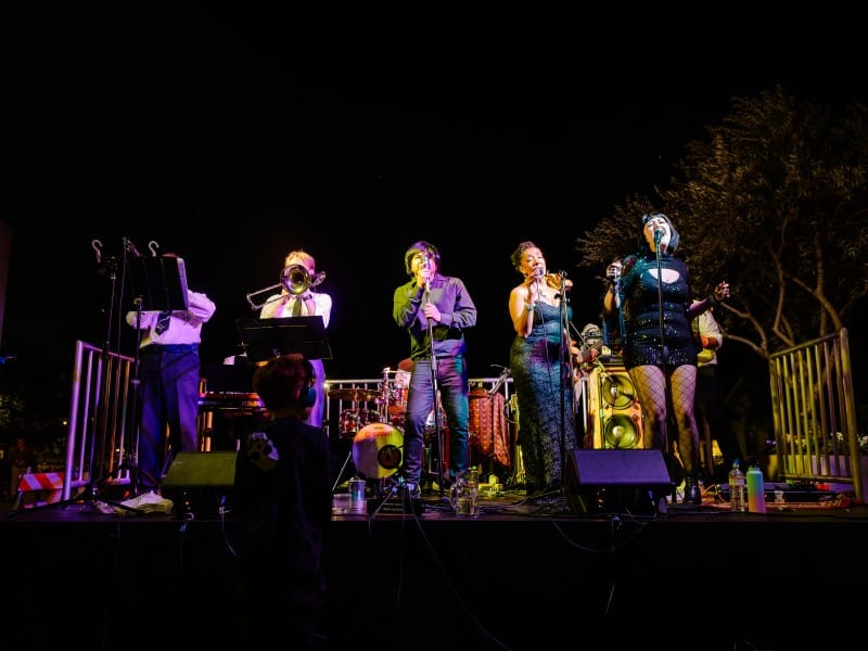 Steady Eddy and the Shakers rocked the inaugural Yountville Halloween Block Party. Amy Little Photography photo