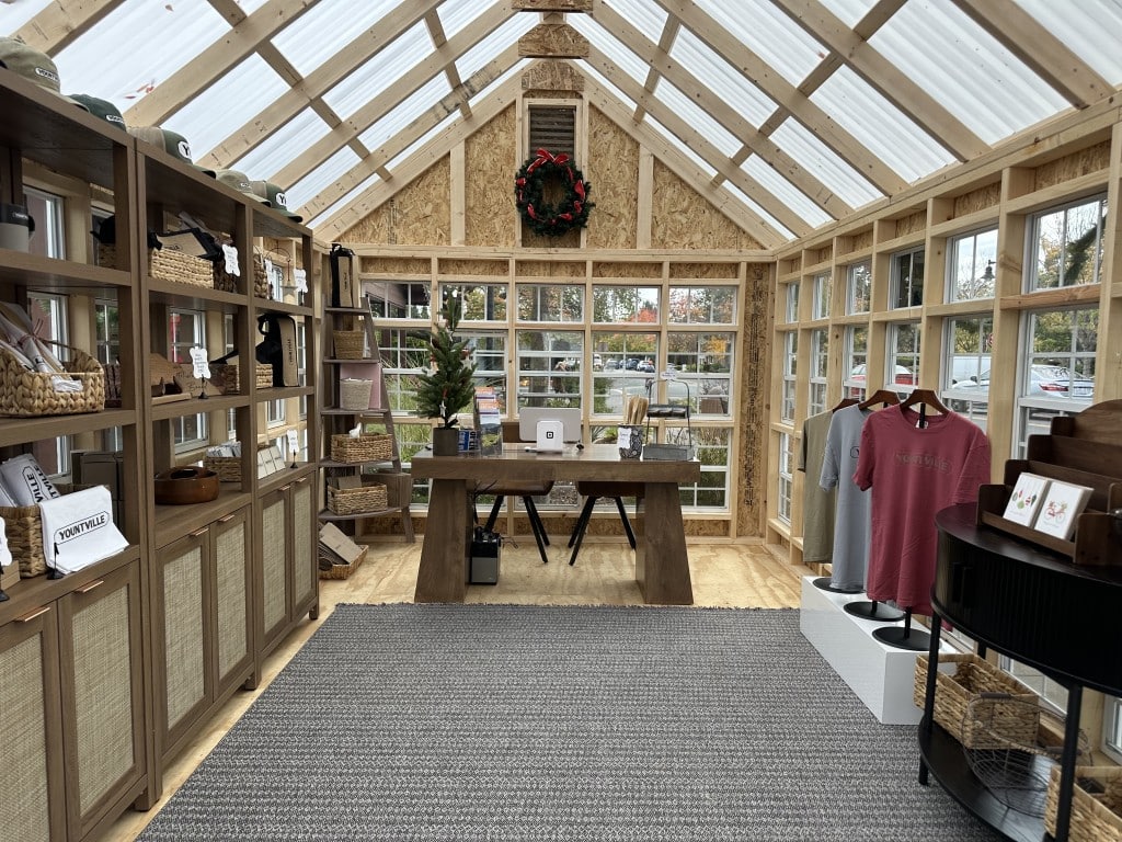 The new Yountville Pop-Up Kiosk opened Nov. 20. Lisa Adams Walter photo