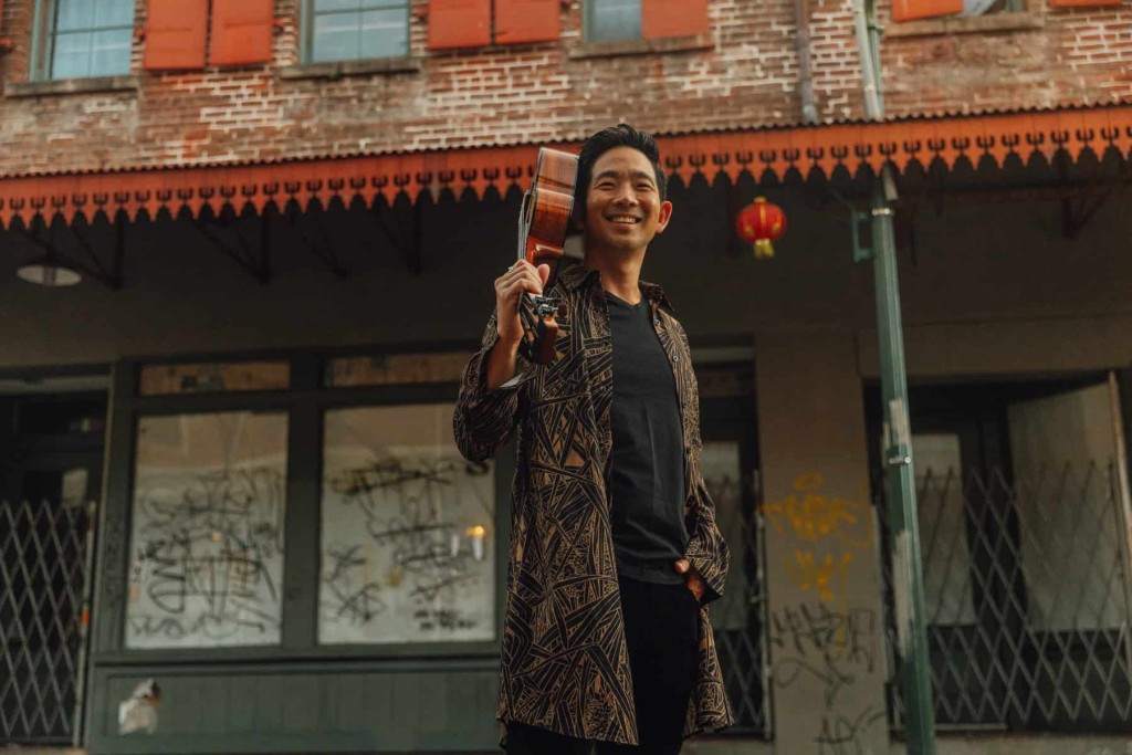 Jake Shimabukuro brings his Holidays in Hawai‘i show to the Blue Note, Nov. 28–30. Photo by Sienna Morales.