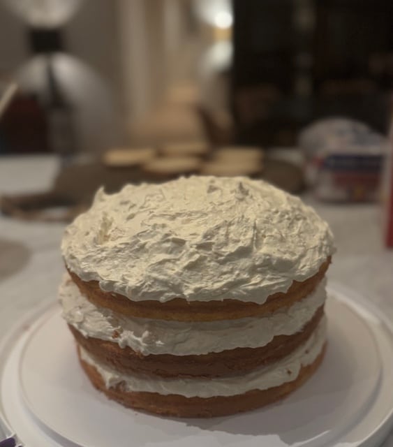 Thomas Henthorne's signature mandarin orange cake. Rob Wiley photo