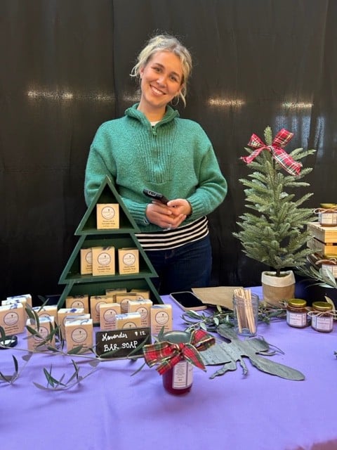 Charsaw Farms Booth. Jim McDonald photo