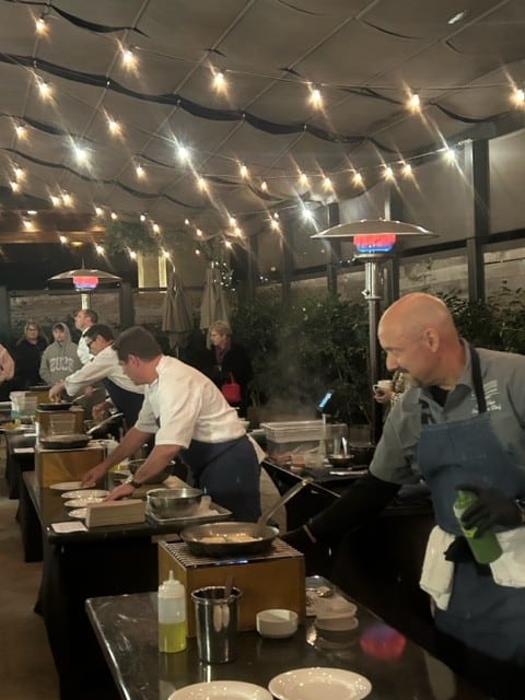 Bardessono Latke Throwdown. Jim McDonald photo