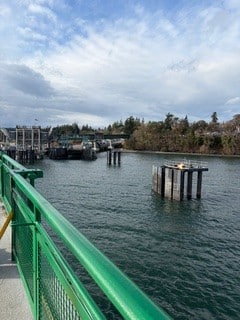 Ferry approaching Bainbridge Island. Susan Wiechers photo