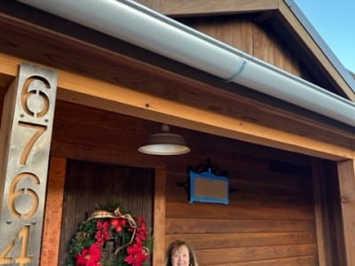 Myrna David at Pancha's, December 2025. Jim McDonald photo