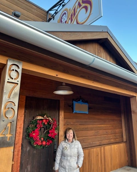 Myrna David at Pancha's, December 2025. Jim McDonald photo