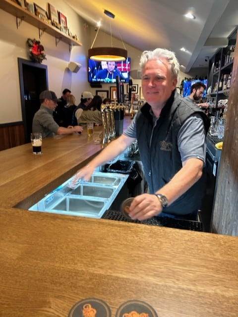 Scott Lewis at Pancha's. Jim McDonald photo