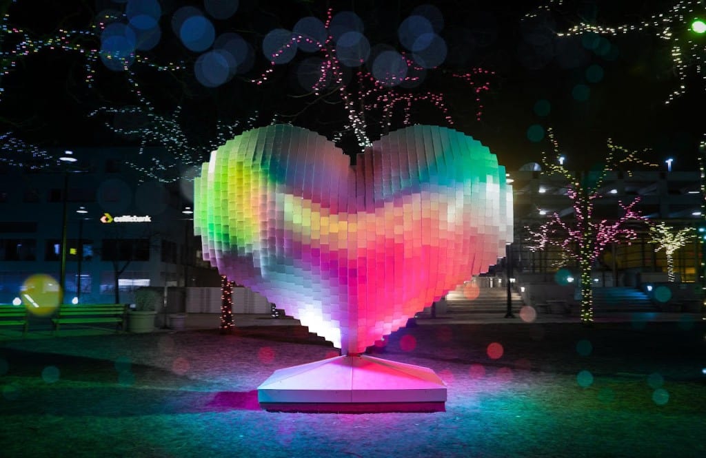 Emily Nicolosi, a lead artist for In Theory Art Studios in Utah is bringing “Koro Loco” to Napa for the Lighted Art Festival taking place Jan. 19 through Feb. 15. Bobbi Tolman photo