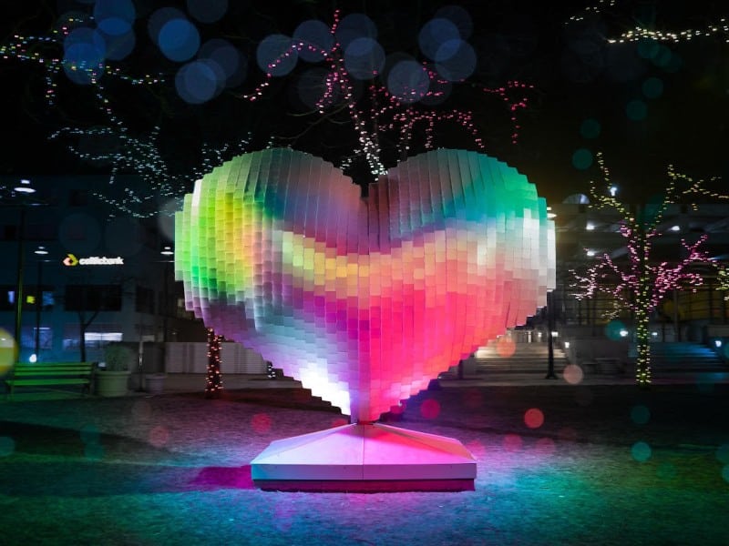 Emily Nicolosi, a lead artist for In Theory Art Studios in Utah is bringing “Koro Loco” to Napa for the Lighted Art Festival taking place Jan. 19 through Feb. 15. Bobbi Tolman photo