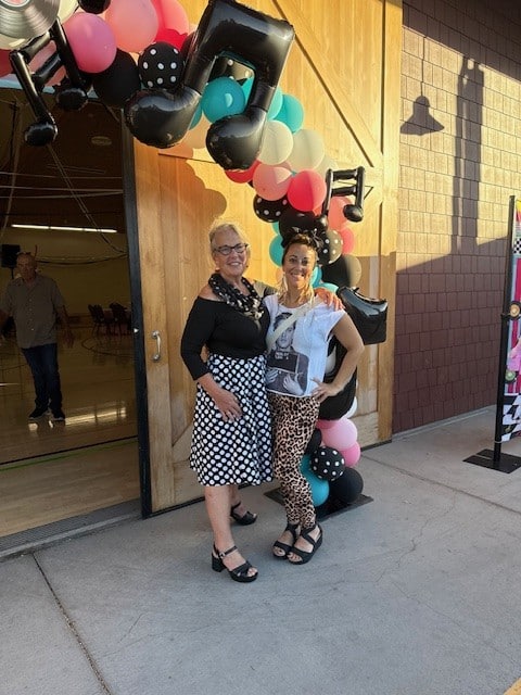 Yountville resident Mary Lynn Earle and Jennifer Fratarcangeli at the Yountville Resident Bash. Submitted photo