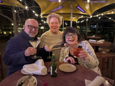 Steven Miller, Devereaux Smith and Iren Jenny at R+D Kitchen. Submitted photo