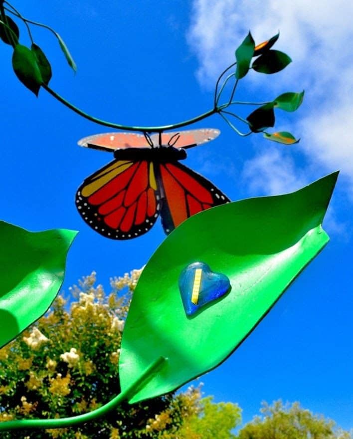 “Find Your Heart in Yountville” returns inviting residents and visitors to search for handmade glass hearts tucked “in plain sight” along the town’s outdoor Art Walk every weekend this Feb. Submitted photo