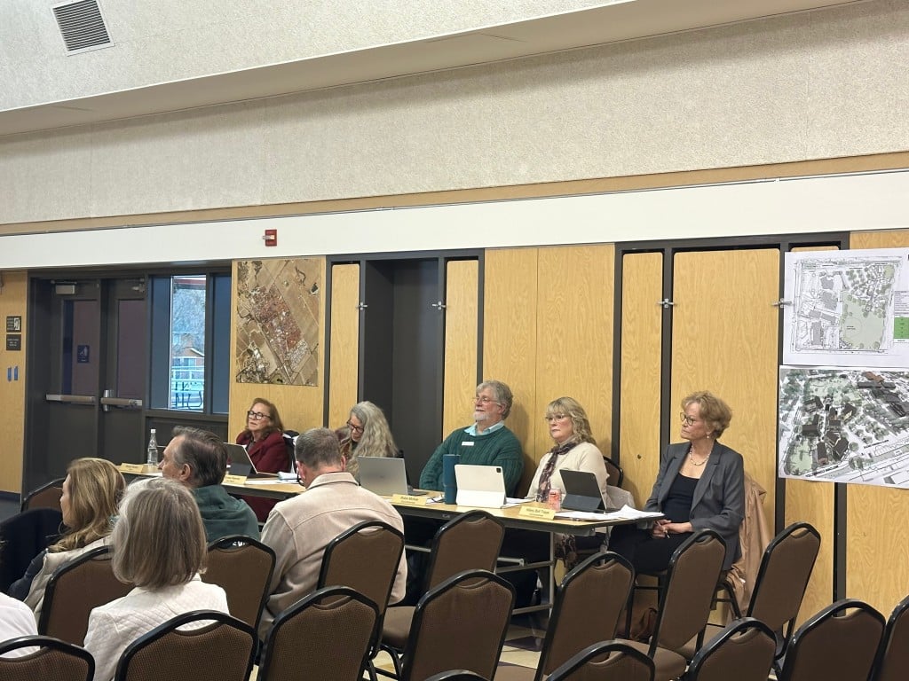 The Yountville Town Council at the Feb. 17, 2026 Commons Study Session. Lisa Adams Walter photo