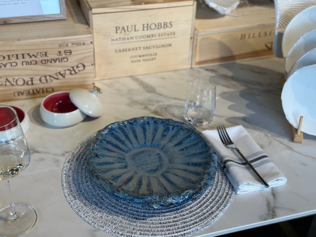 Pottery from ceramic artist Nikki Ballere are available at The Yount Room. Lisa Adams Walter photo