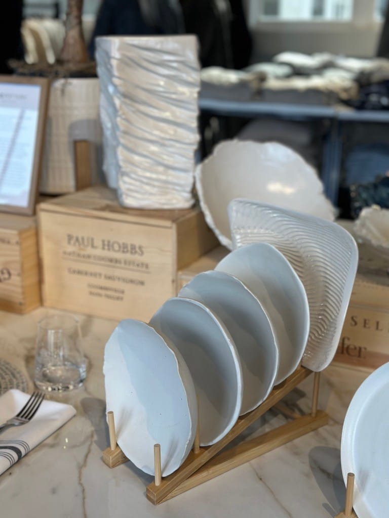 Pottery from ceramic artist Nikki Ballere are available at The Yount Room. Lisa Adams Walter photo