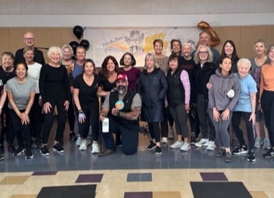 Fred’s birthday celebration at Yountville Fit. Photo courtesy Dana Dellascio