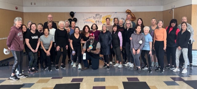 Fred’s birthday celebration at Yountville Fit. Photo courtesy Dana Dellascio