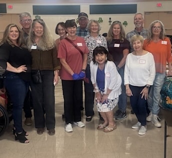 Veterans Home lunch volunteers. Photo courtesy Iren Jenny
