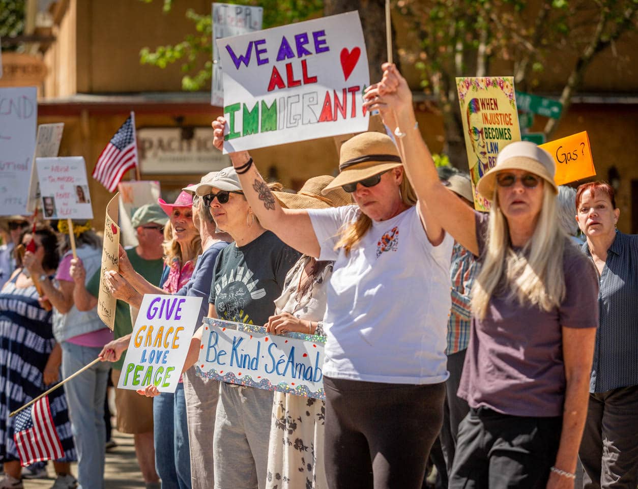 Thousands rally in Napa County as ‘No Kings’ protests draw crowds across U.S.