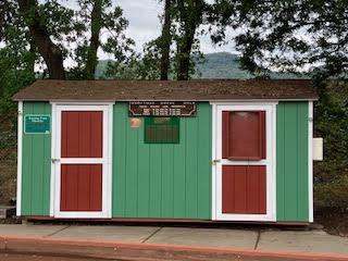The beautifully updated Yountville Bocce Shed. Nancy Caldwell photo
