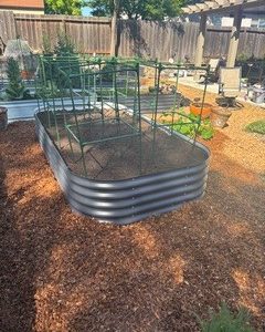 Finished raised garden bed. Melanie Marshall photo