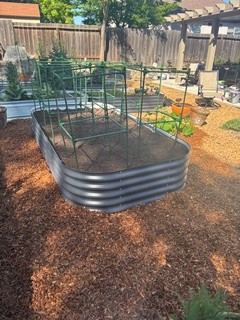 Finished raised garden bed. Melanie Marshall photo