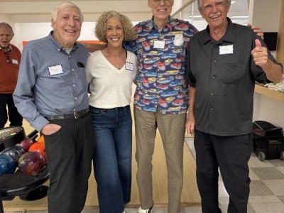 Marilyn Rappaport and her team of veterans, Roger, James, and Tom. Submitted photo