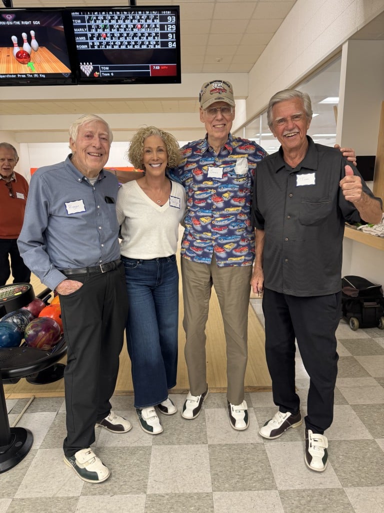 Marilyn Rappaport and her team of veterans, Roger, James, and Tom. Submitted photo