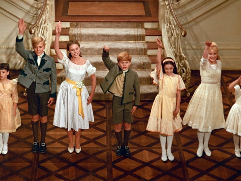 The von Trapp children sing in a scene from the classic 1965 film "The Sound of Music." (Courtesy of 20th Century Fox)