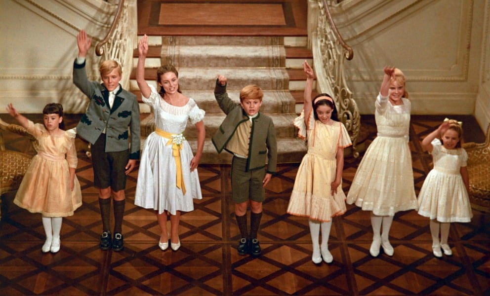 The von Trapp children sing in a scene from the classic 1965 film "The Sound of Music." (Courtesy of 20th Century Fox)