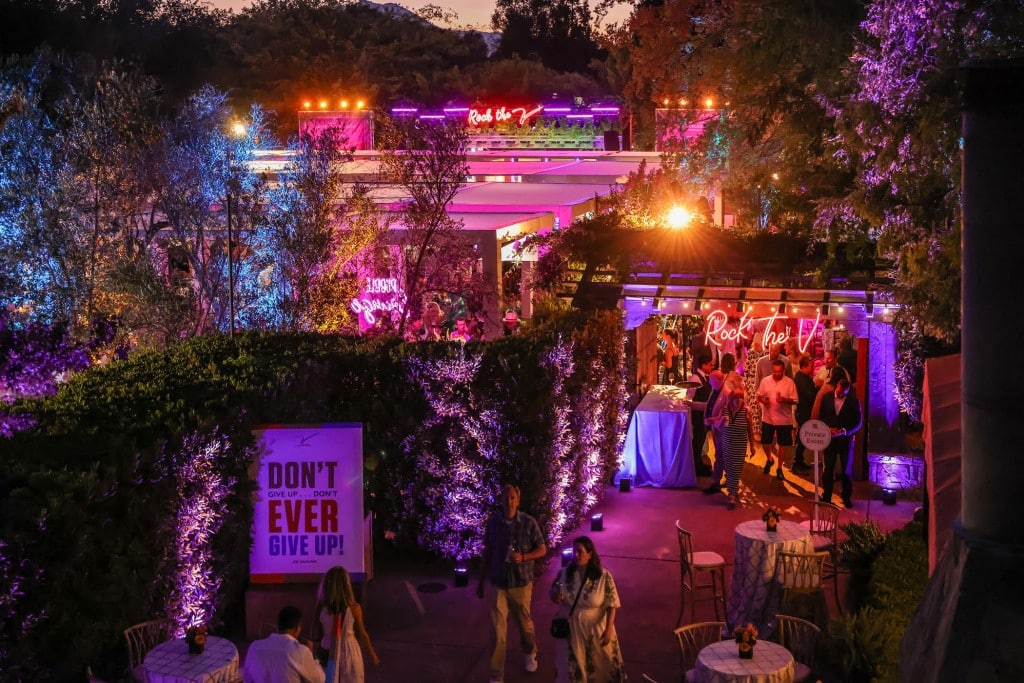 Guests enjoy Rock the V at The Estate Yountville. V Foundation photo