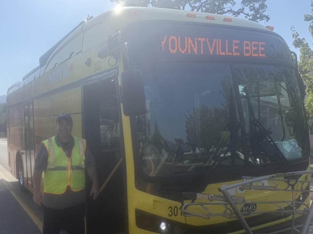 Yountville Bee Bus. Robin Chambers photo