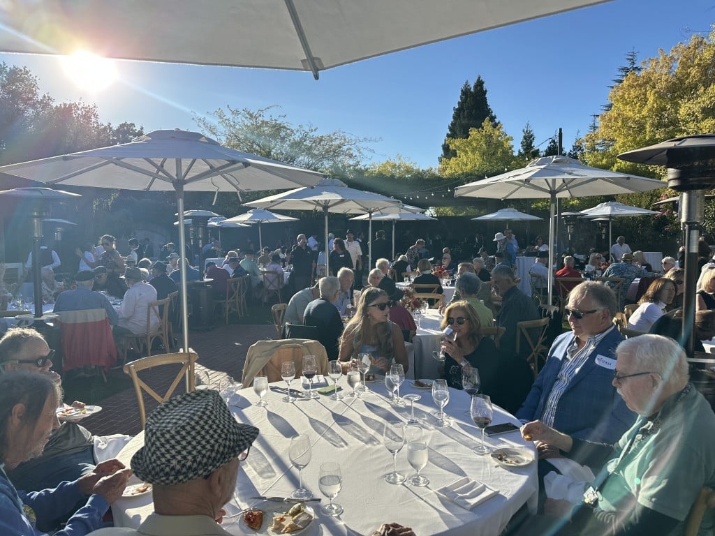 Some 150 locals attended the "My Way" event at The Estate Yountville on Aug. 13. Lisa Adams Walter photo