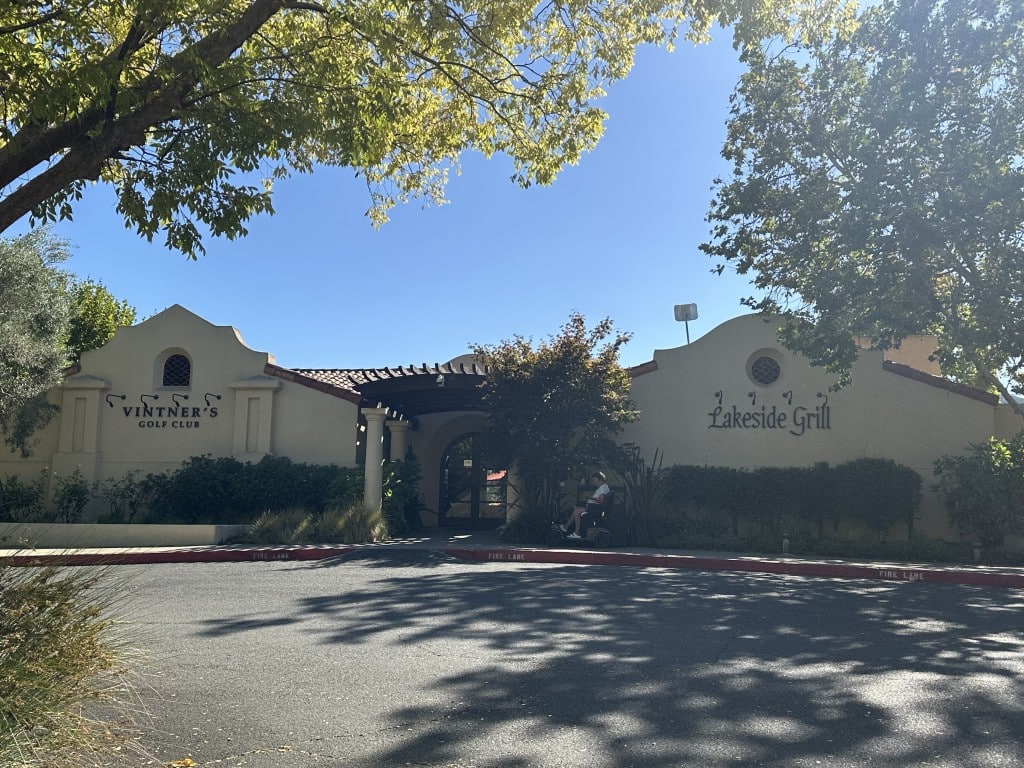 The familiar exterior of Vintner's Golf Club and Lakeside Grill. Lisa Adams Walter photo