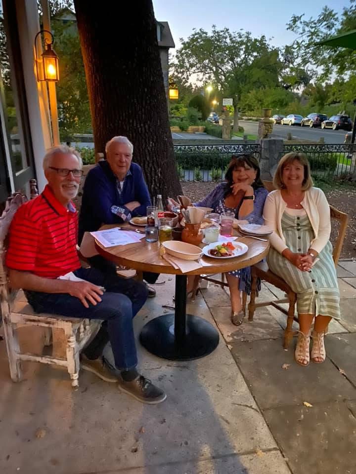 Jim McDonald, Ted Jenny, Iren Jenny and Myrna David at La Calenda. Submitted photo