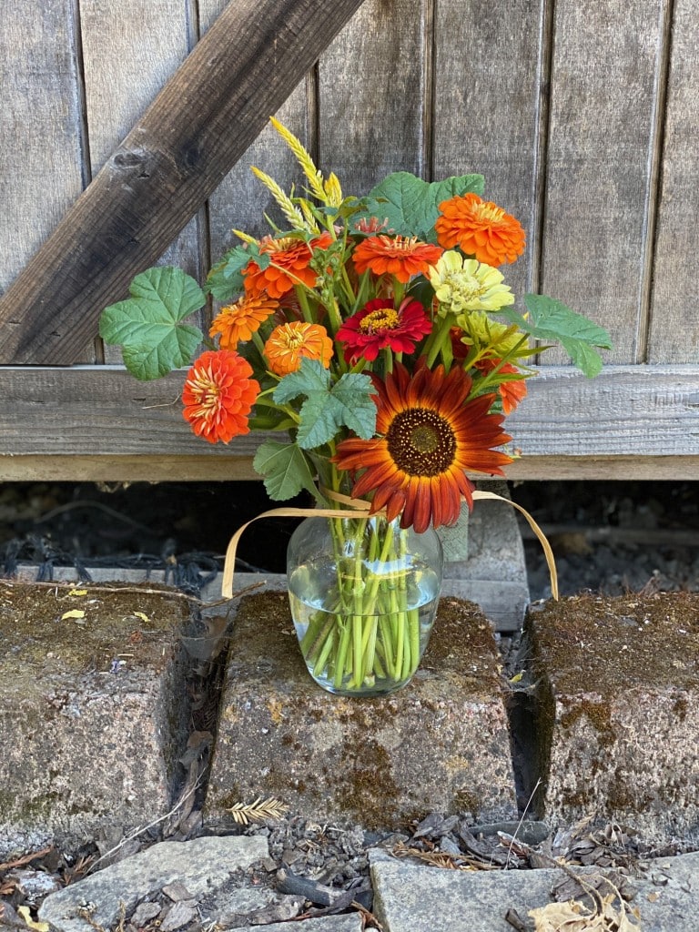 One of the 150 bouquets that were part of “Pay it Forward Flowers.” Submitted photo