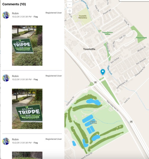 Robin McKee Trash Post on SeeClickFix 02 100226