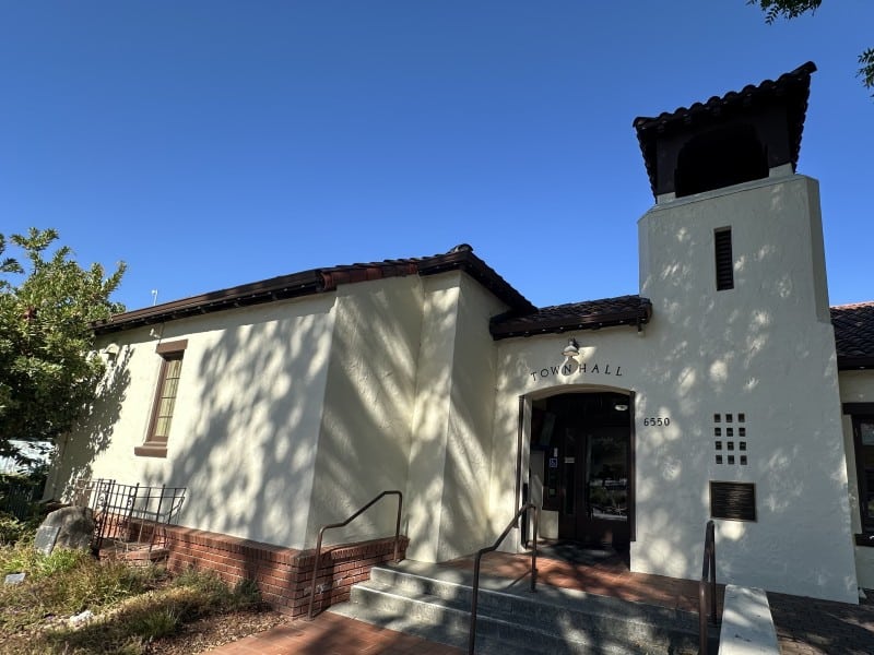 Yountville Town Hall on Oct. 6, 2026. Lisa Adams Walter photo